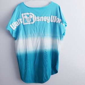 Disney Spirit Ombre Tie Dye Short Sleeve Off The Shoulder T-Shirt